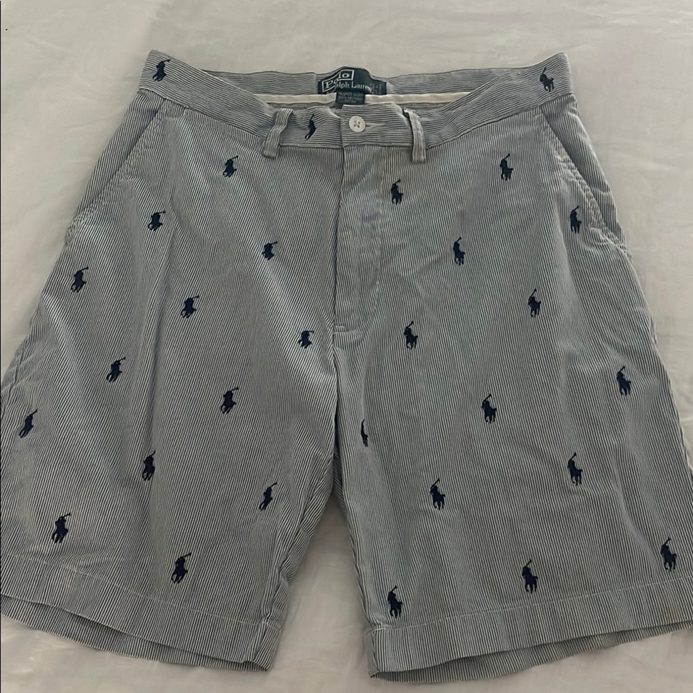 Polo Ralph Lauren pinstripe Polo Bermuda Shorts. Size 31